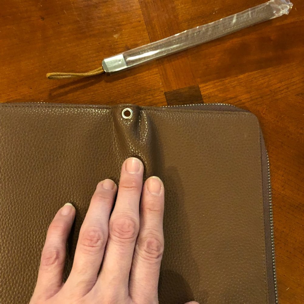 NWOT Brown Faux Leather Wallet - Picture 4 of 4